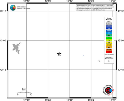 Mappa MCS - territori località