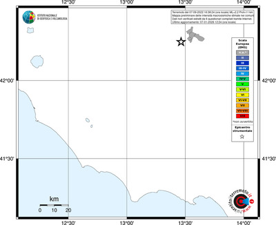 Mappa EMS - territori comuni