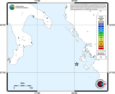 Mappa EMS - territori località