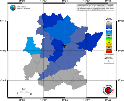 Mappa MCS - territori comuni