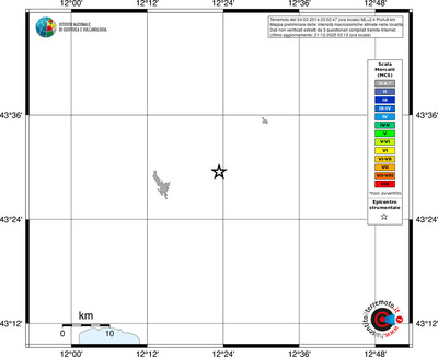 Mappa MCS - territori località