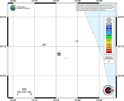 Mappa EMS - territori località