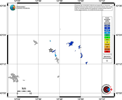 Mappa EMS - territori località