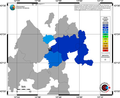 Mappa EMS - territori comuni