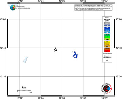 Mappa EMS - territori località