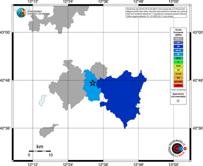 Mappa EMS - territori comuni