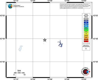 Mappa MCS - territori località