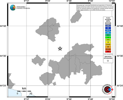 Mappa EMS - territori comuni