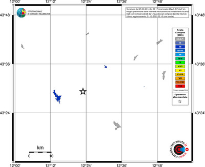 Mappa EMS - territori località