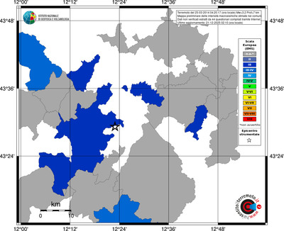 Mappa EMS - territori comuni
