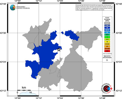 Mappa EMS - territori comuni