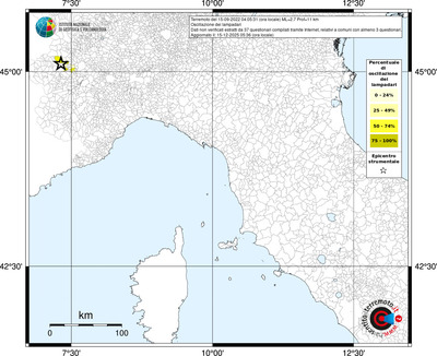 Mappa territorio comunale con almeno 3 questionari