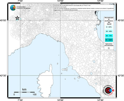 Mappa territorio comunale con almeno 3 questionari