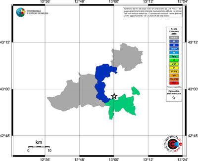 Mappa EMS - territori comuni