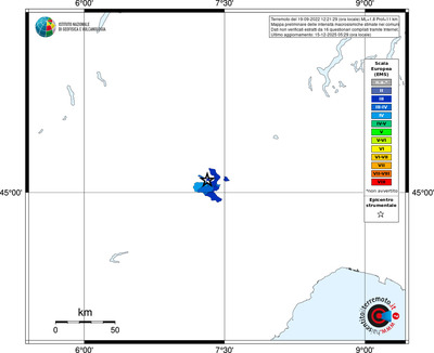 Mappa EMS - territori comuni