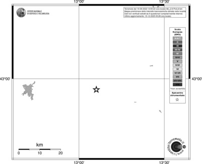 Mappa EMS - territori località