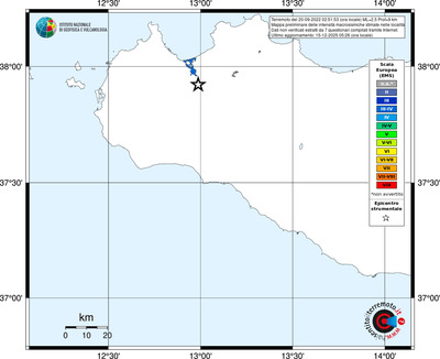 Mappa EMS - territori località