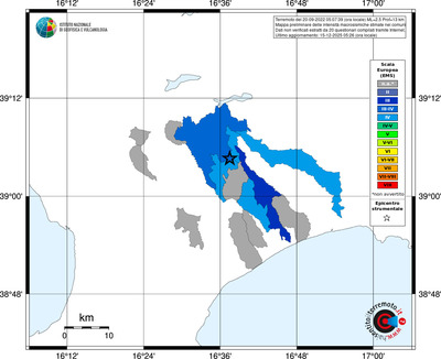 Mappa EMS - territori comuni