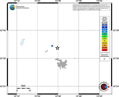Mappa MCS - territori località