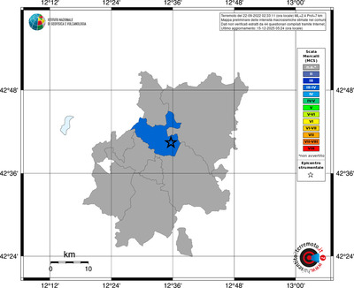 Mappa MCS - territori comuni