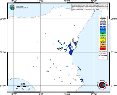 Mappa EMS - territori località