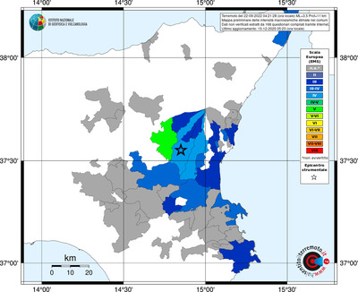 Mappa EMS - territori comuni