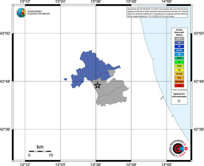 Mappa MCS - territori comuni