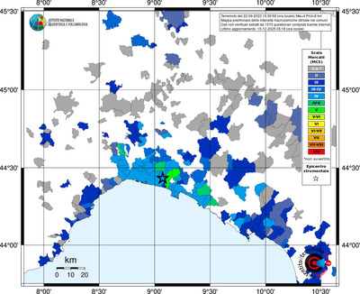 Mappa MCS - territori comuni