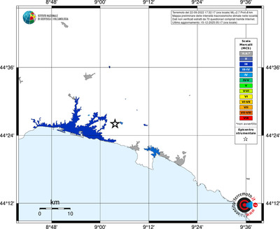 Mappa MCS - territori località