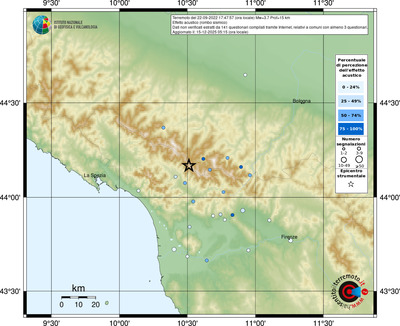 Mappa comuni con almeno 3 questionari