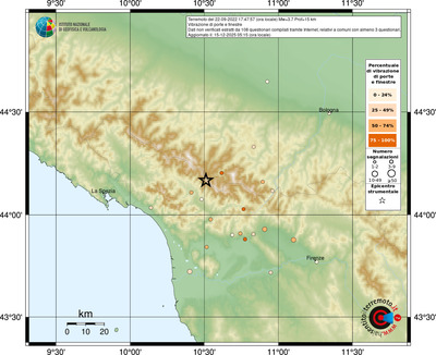 Mappa comuni con almeno 3 questionari