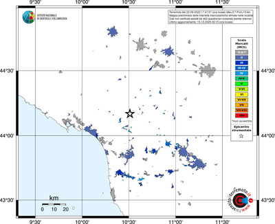 Mappa MCS - territori località