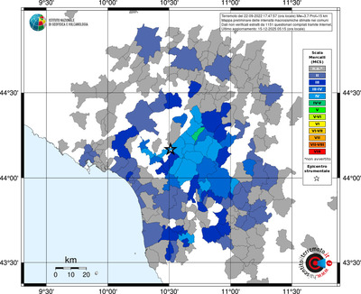 Mappa MCS - territori comuni