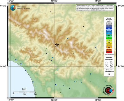 Mappa EMS - località