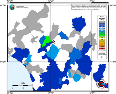 Mappa EMS - territori comuni