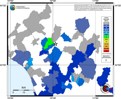 Mappa MCS - territori comuni