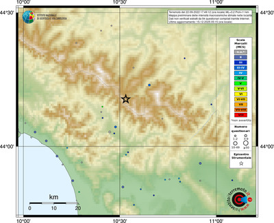 Mappa MCS - località