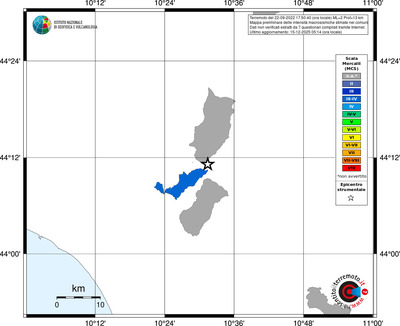 Mappa MCS - territori comuni