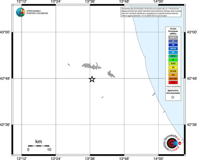 Mappa EMS - territori località