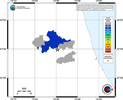 Mappa EMS - territori comuni
