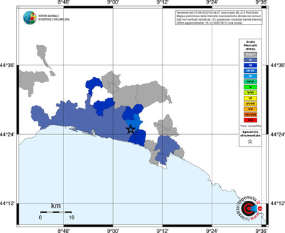 Mappa MCS - territori comuni