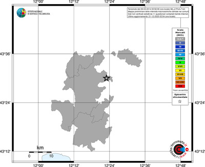 Mappa MCS - territori comuni