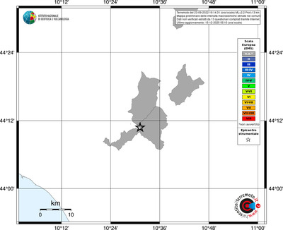 Mappa EMS - territori comuni