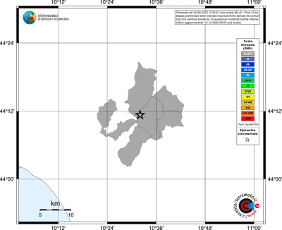 Mappa EMS - territori comuni