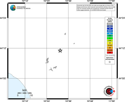 Mappa EMS - territori località