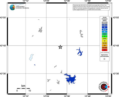 Mappa EMS - territori località