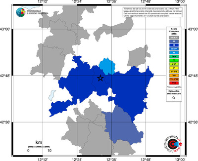 Mappa EMS - territori comuni