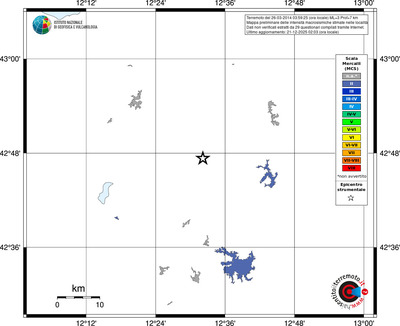 Mappa MCS - territori località