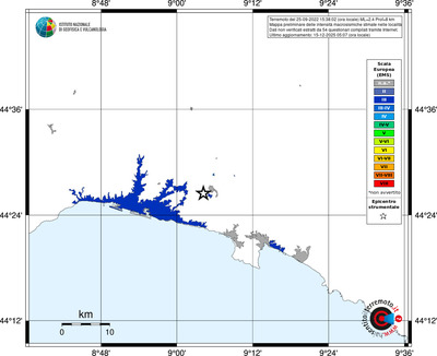 Mappa EMS - territori località