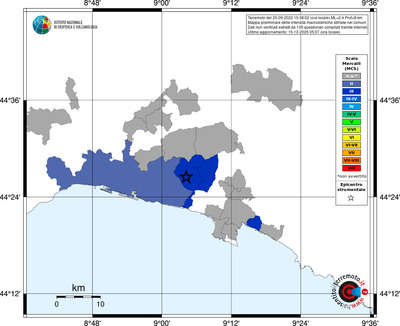 Mappa MCS - territori comuni